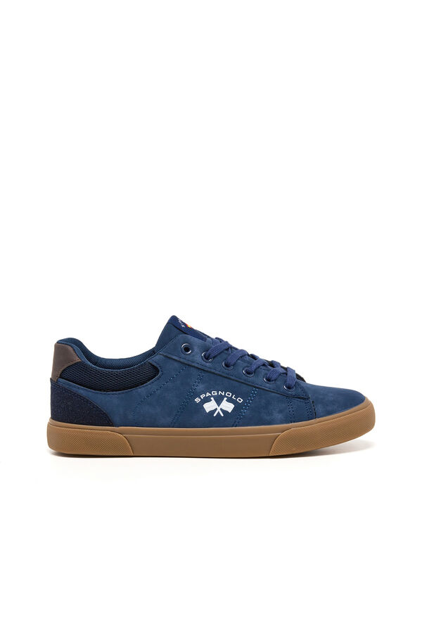 Spagnolo Men's casual tennis sneakers Blue