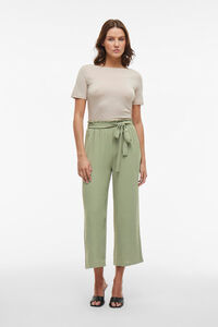 Vila culotte culotte com cinto