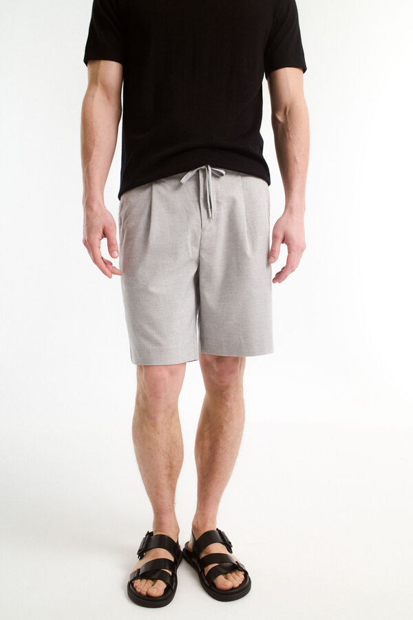 Selected Bermuda Relaxed Fit Cinzento