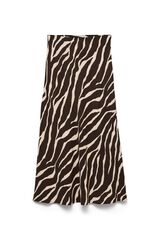 Vero Moda Curve Saia comprida estampada Castanho
