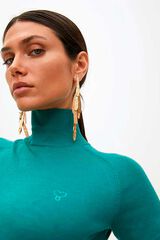 Lola Casademunt Pendientes flecos Dorado