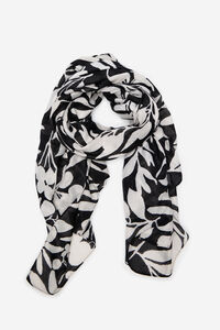Cortefiel Two-tone floral scarf