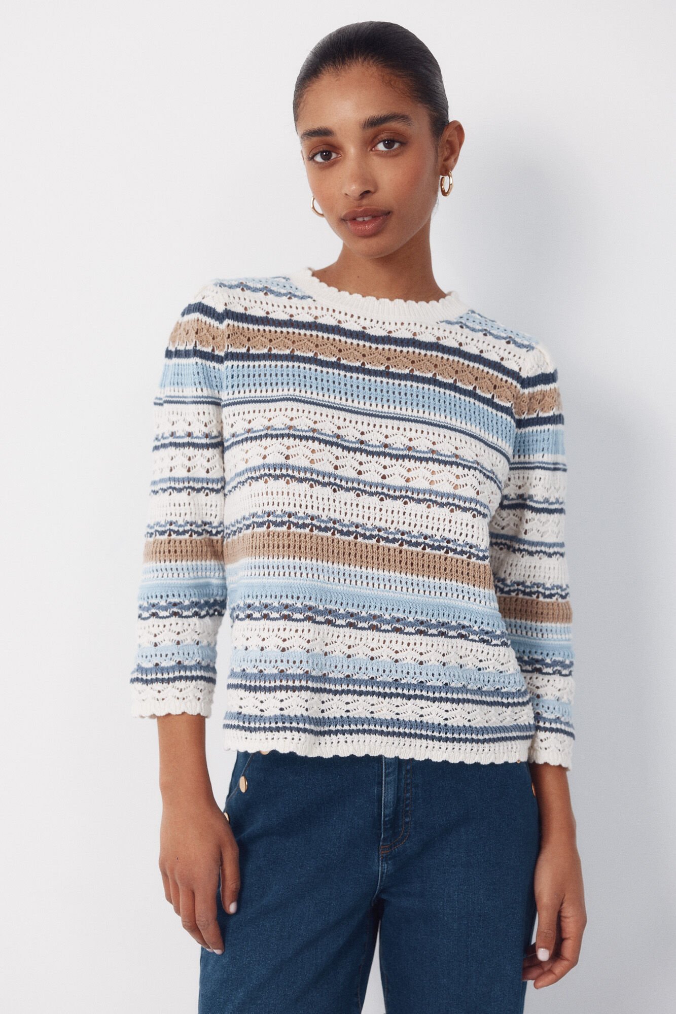 Cortefiel Multicoloured striped jumper