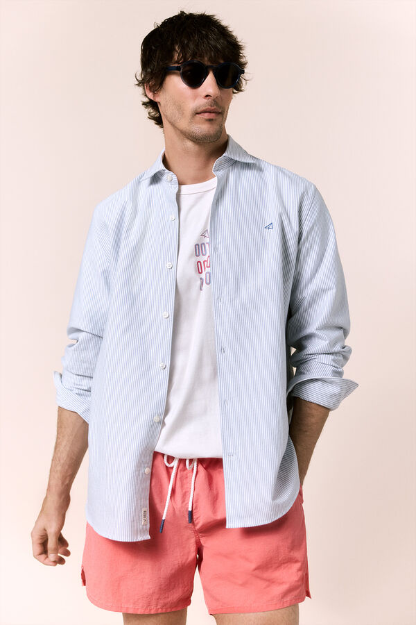 OOTO Fato de banho estampado liso OOTO Vermelho