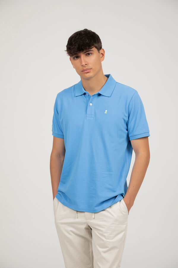 elPulpo Polo b&aacute;sico Azul