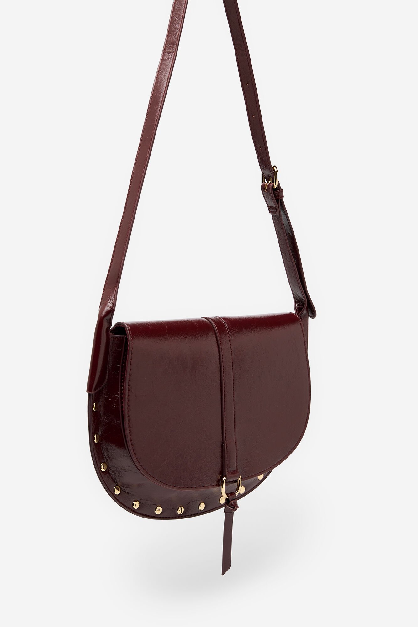 Cortefiel Crossbody bag with flap and tachahs