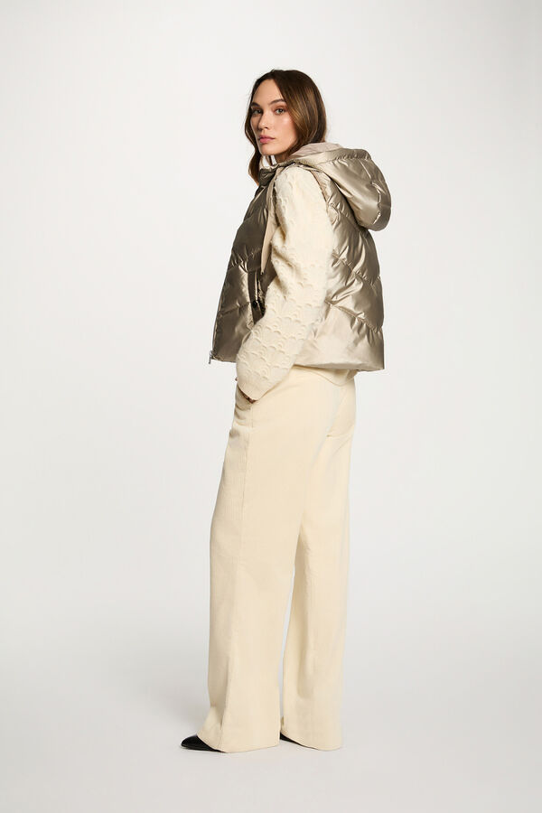 Morgan Colete acolchoado brilhante Dourado