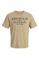 Jack & Jones Printed cotton T-shirt Green