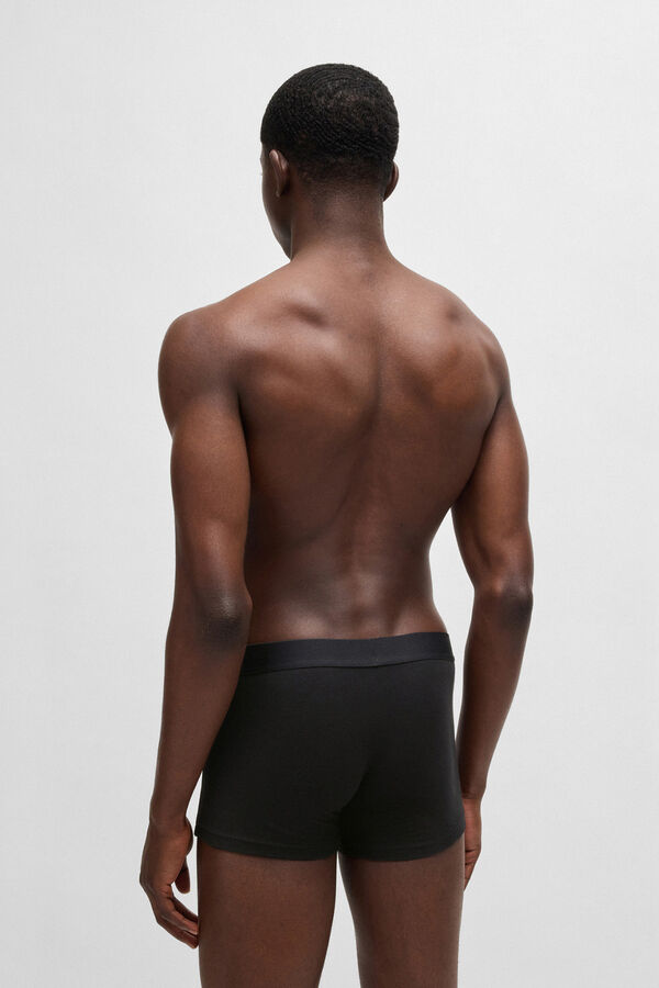 HUGO Pacote de três boxers Preto
