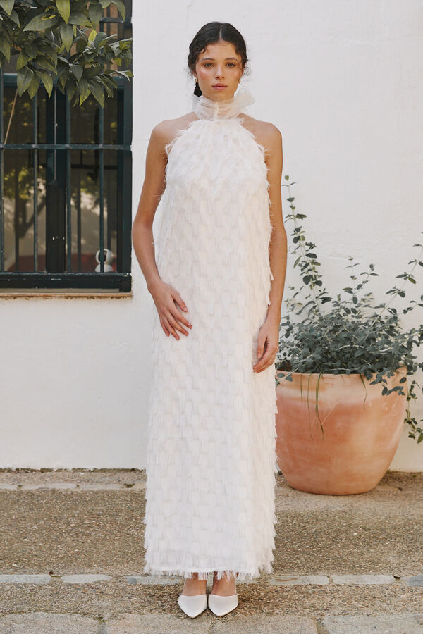 Cortefiel Vestido de novia Dalia Blanco