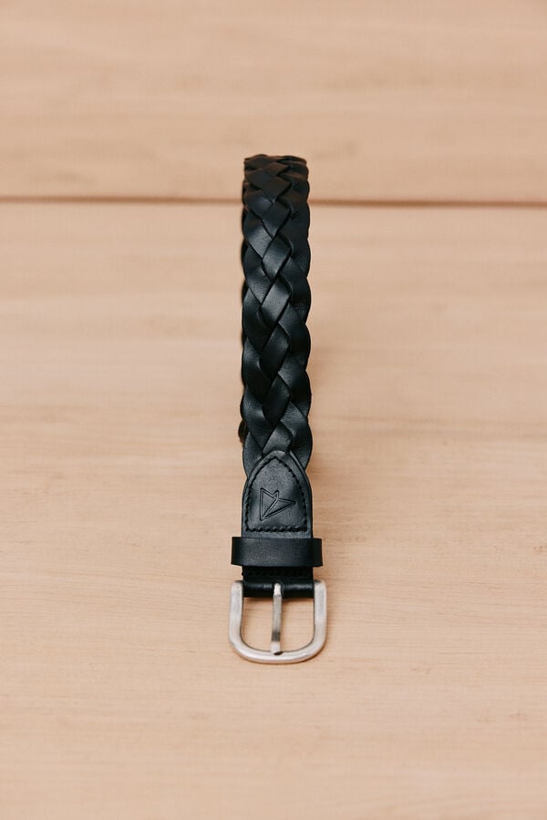 OOTO Cinto de pele Preto