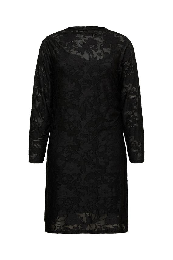 Vestido midi de encaje