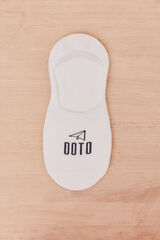 OOTO Meia invis&iacute;vel Branco