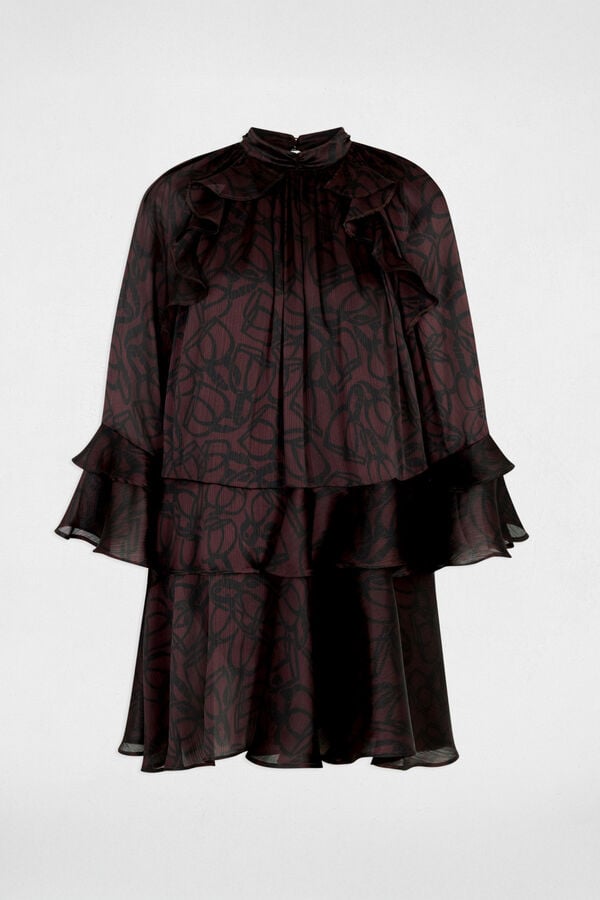 Morgan Short high neck dress Multicolour