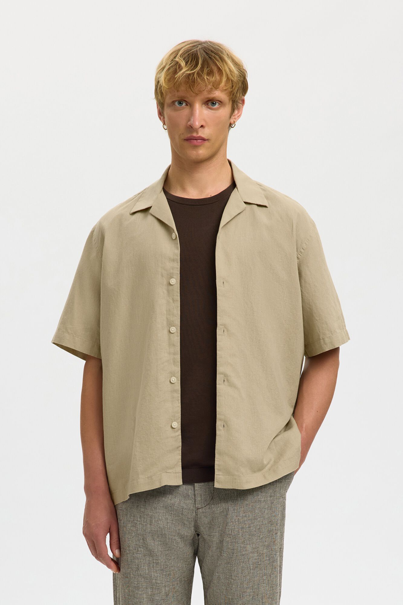 Selected Camisa de manga curta