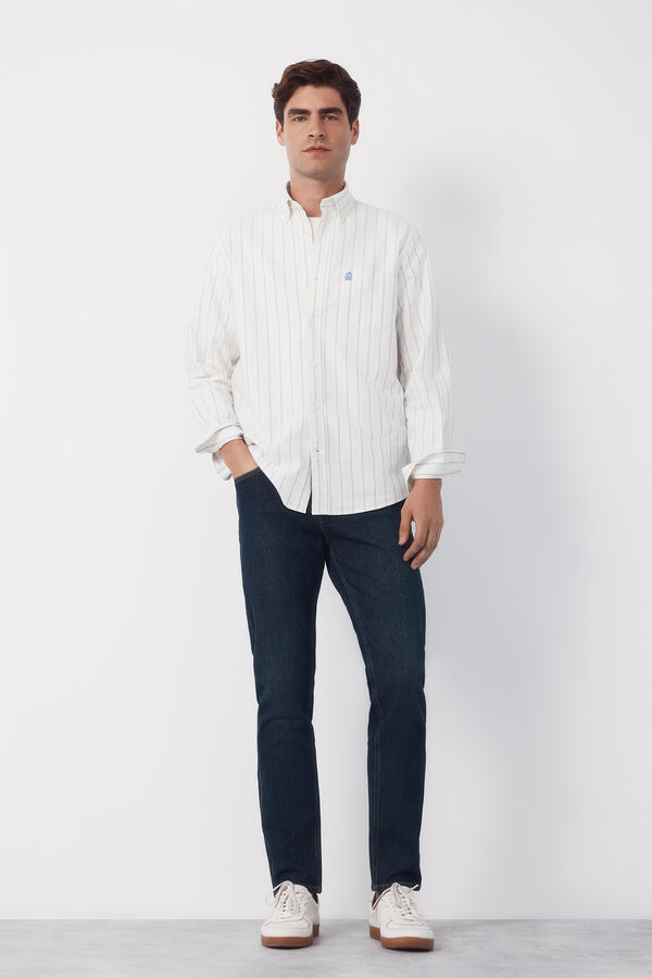 Cortefiel Pantal&oacute;n vaquero slim fit Azul marino