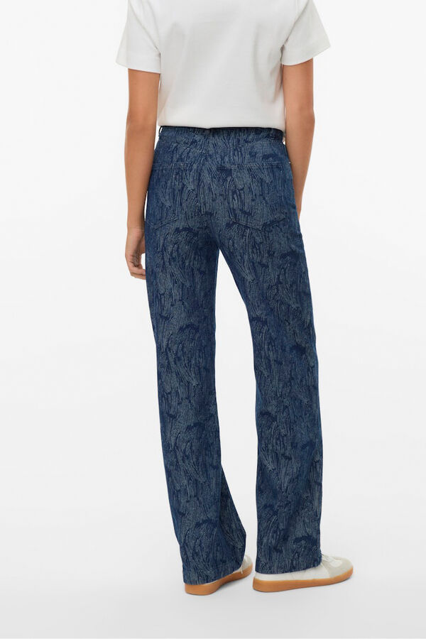 Vero Moda Jeans largos estampados Azul