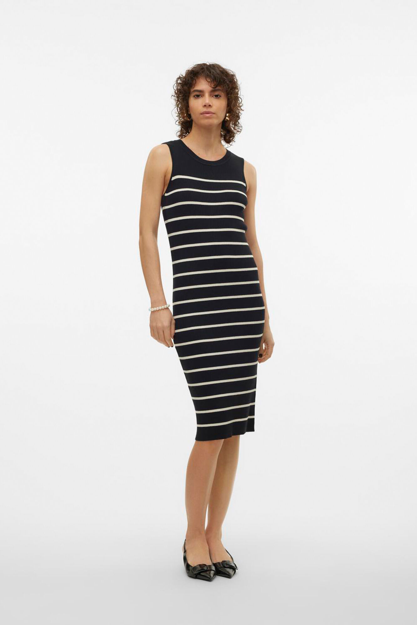 Vero Moda Vestido midi de malha 