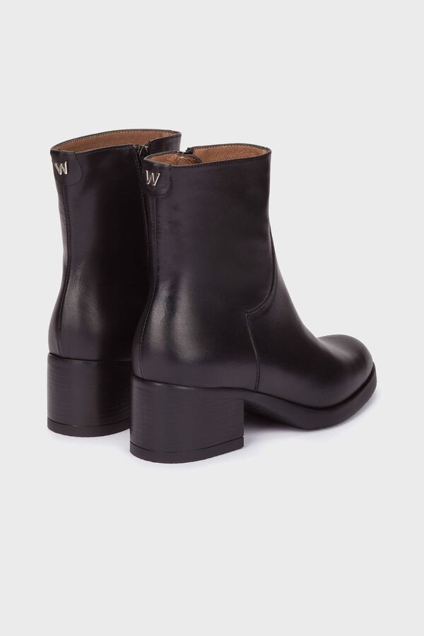 Wonders Botins Santa Fe 61 em pele Preto
