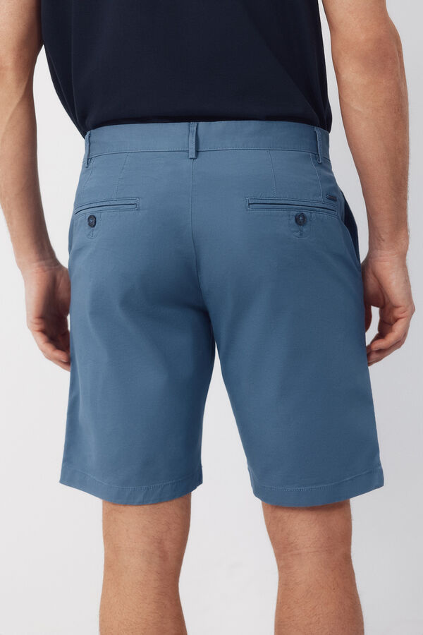 Cortefiel Chino Bermuda shorts Blue