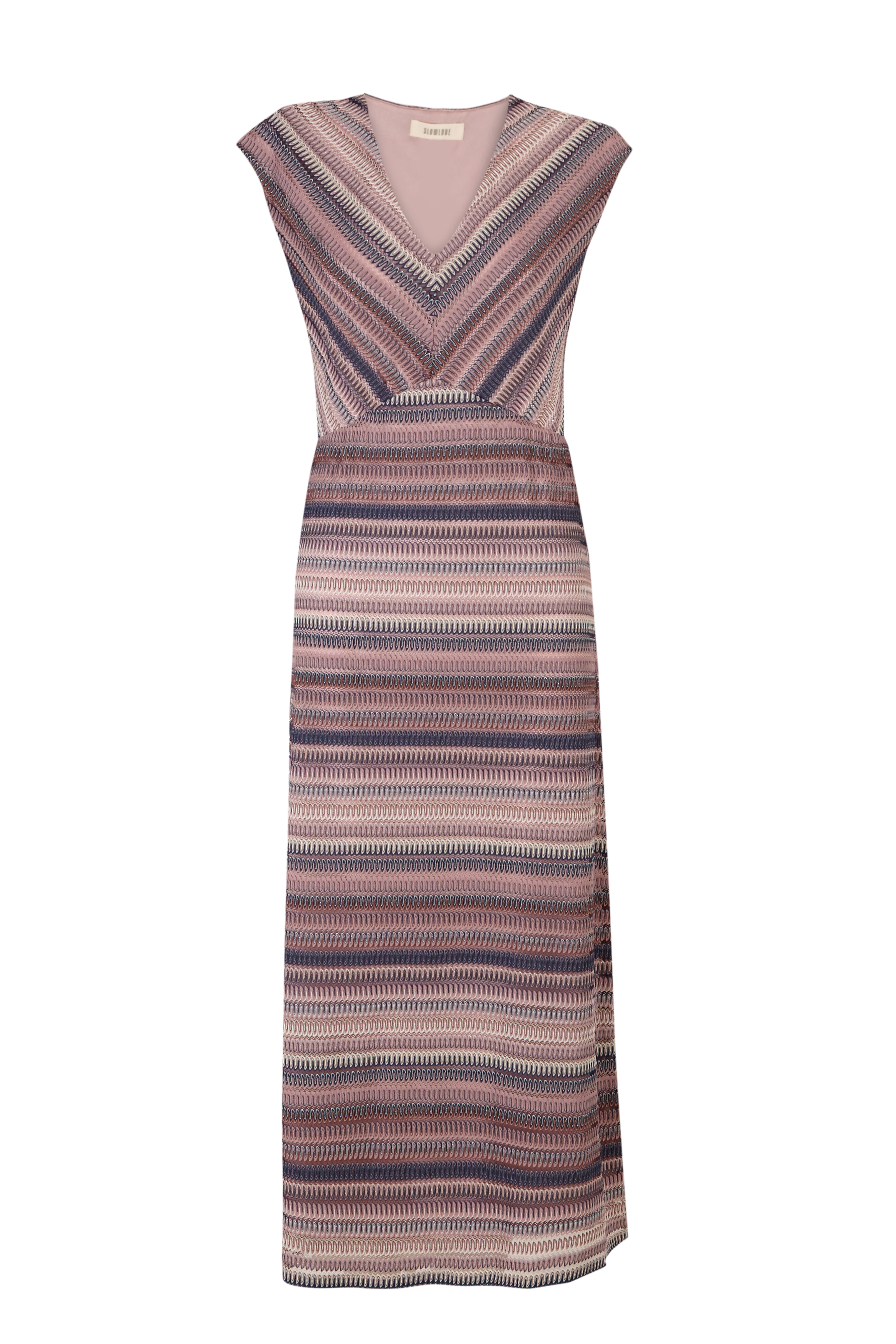 Slowlove Vestido estructura multicolor