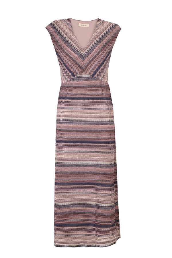 Slowlove Vestido estructura multicolor Multicolor