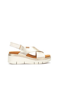 Pikolinos Sand&aacute;lias de cunha com fecho aderente para mulher