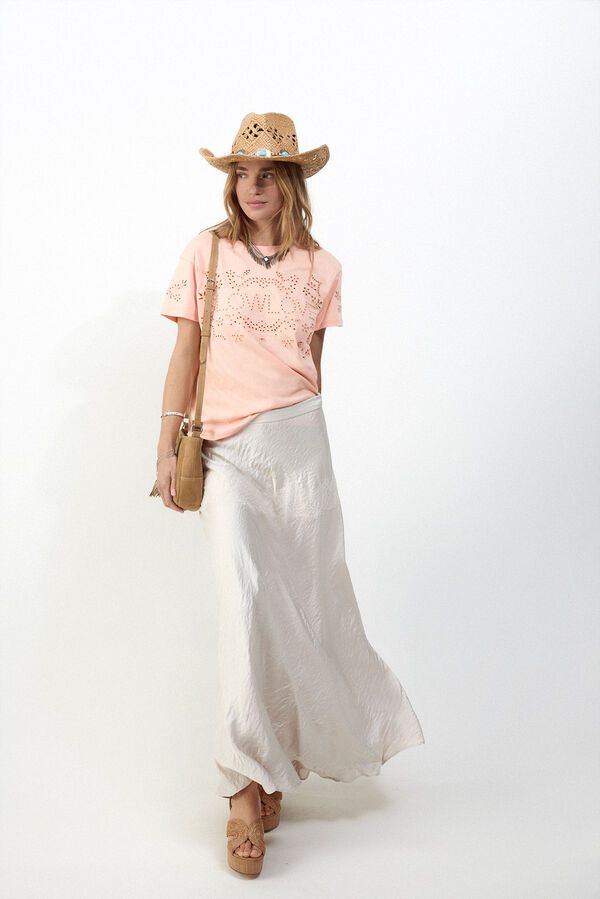 Slowlove Camiseta bordado Coral