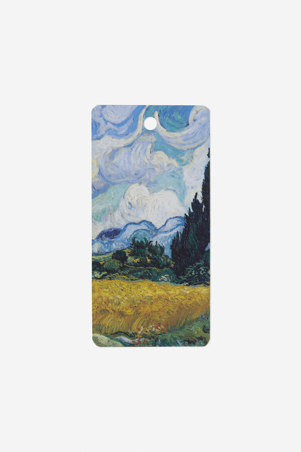 Cortefiel Camiseta paisaje Van Gogh Turquesa