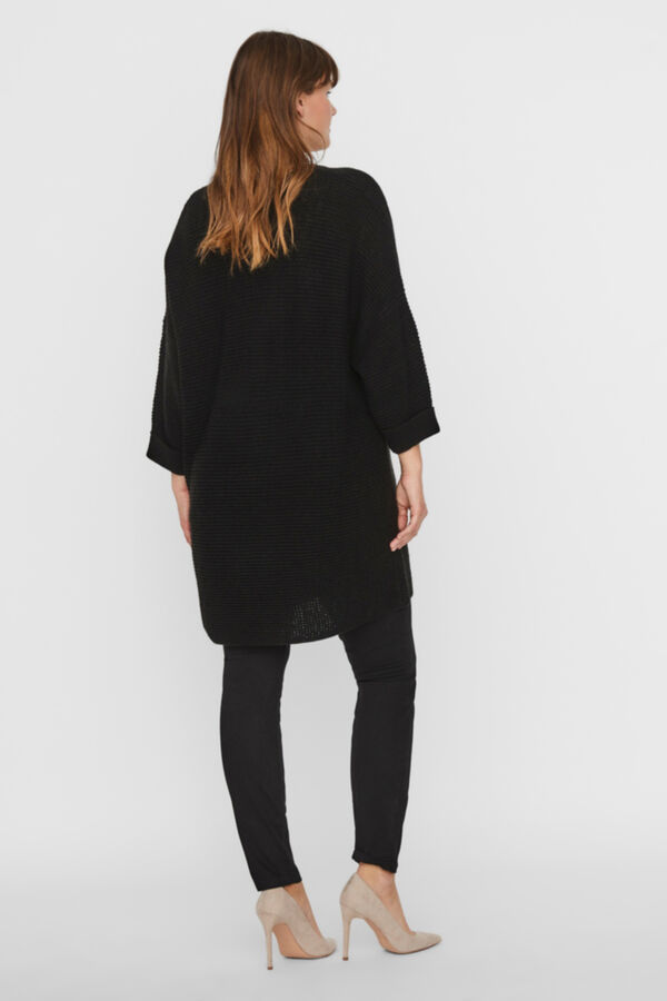 Vero Moda Curve Jersey largo de punto Curve Negro