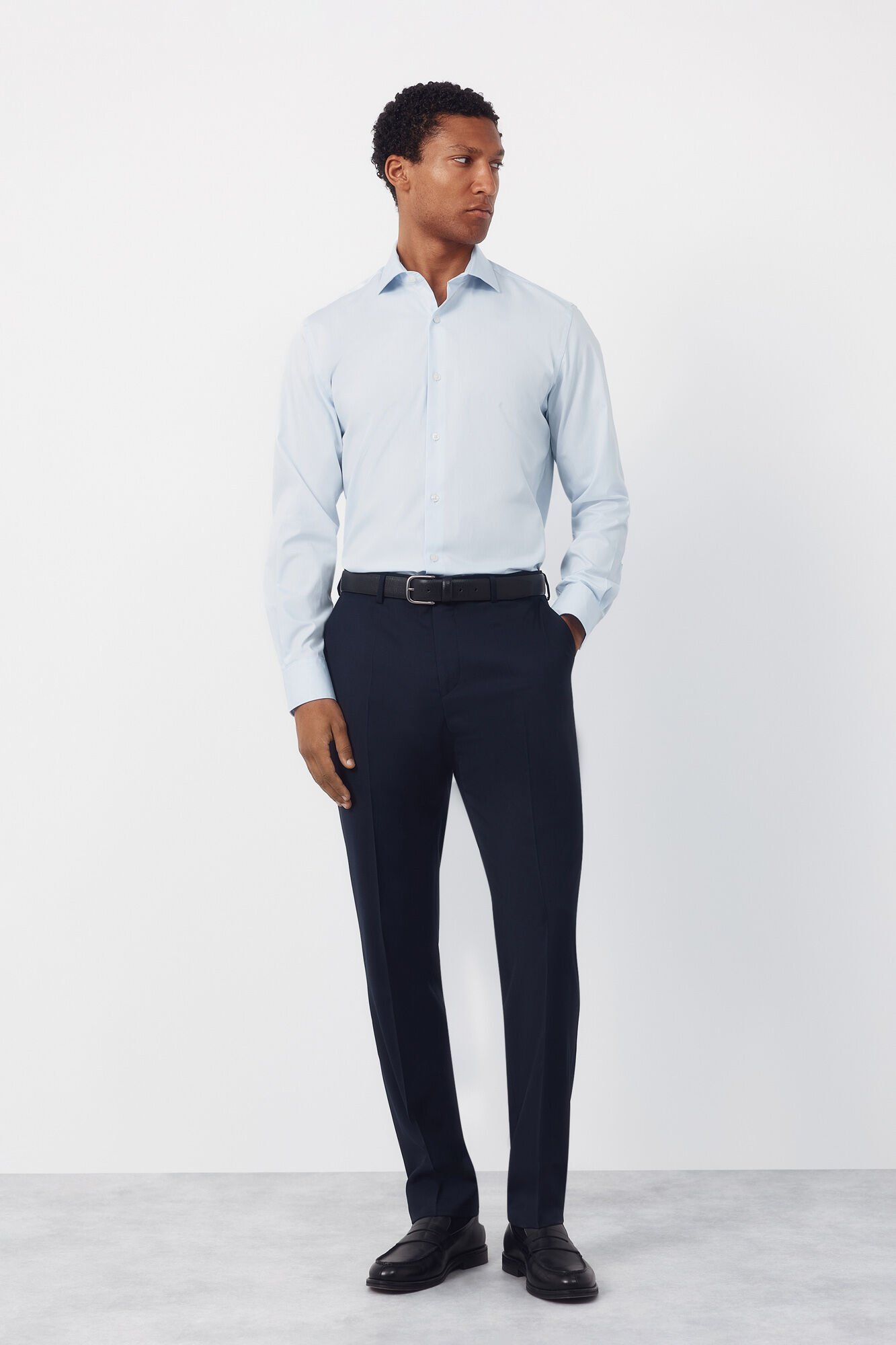 Cortefiel Plain easy-iron dress shirt