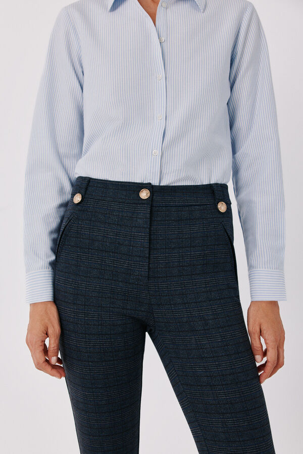 Cortefiel Pantal&oacute;n de mujer de punto roma Estampado beige