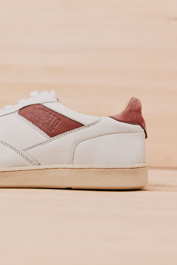 OOTO Zapatilla piel Blanco