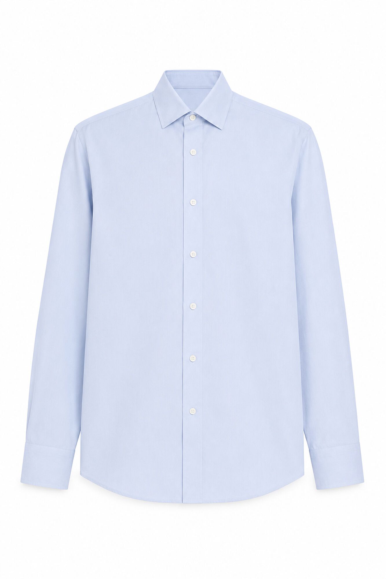 Cortefiel Plain easy-iron dress shirt with cufflink cuffs