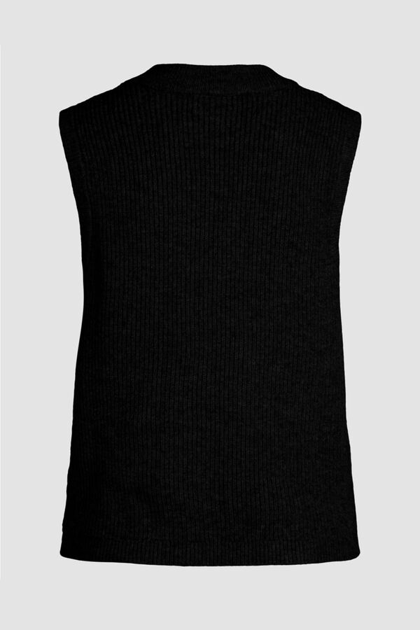 Cortefiel Knit vest Black