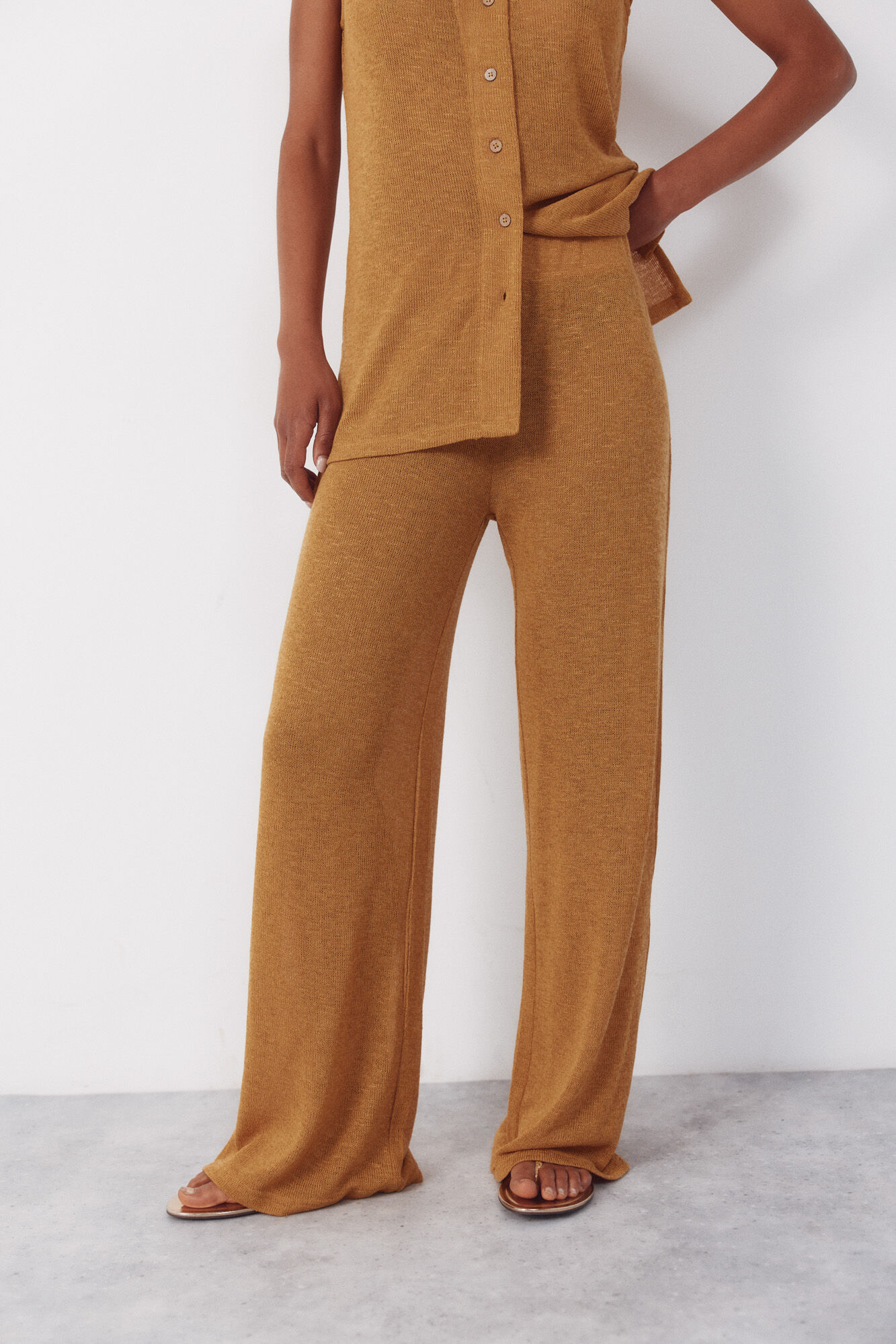 Cortefiel Jersey-knit trousers