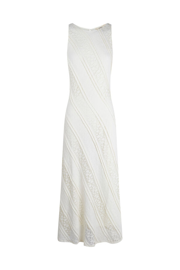Slowlove Vestido encaje Marfil