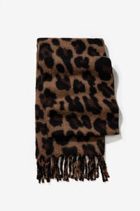 Vilanova Manta de cachecol de leopardo