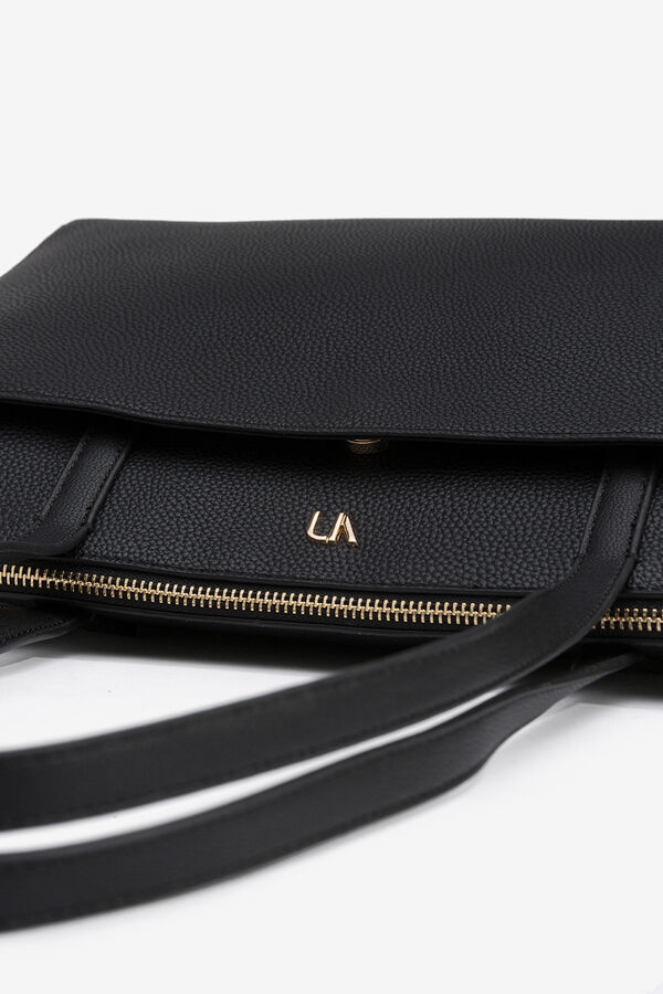 Vilanova Mala tote bag com bolso Preto