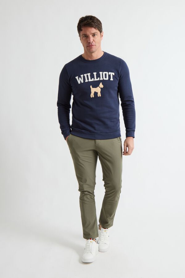 Williot Sudadera Williot Tipo Parche Azul marino