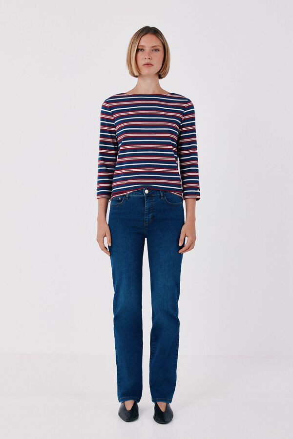 Cortefiel Sensational straight jeans Blue