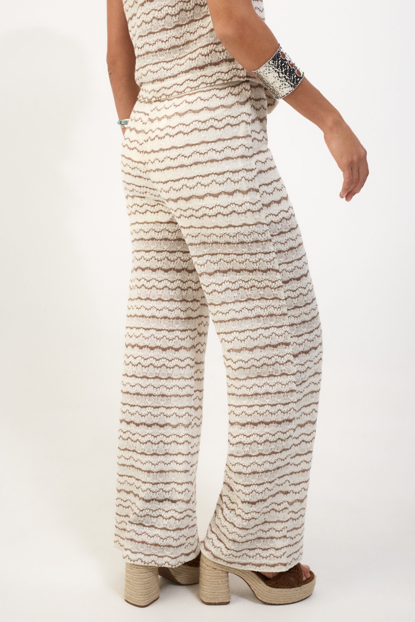 Slowlove Pantal&oacute;n de punto