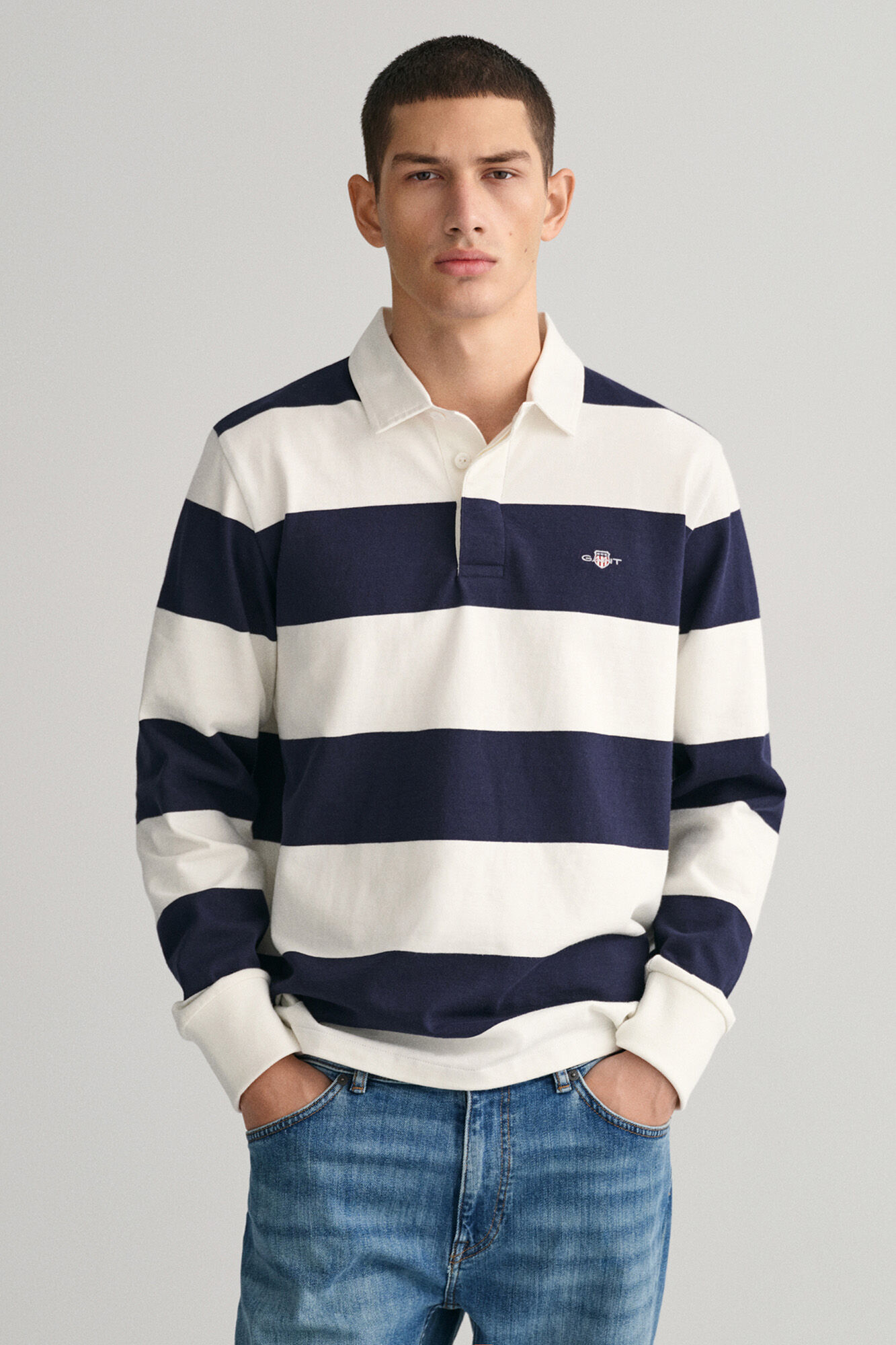 Polos manga sale larga hombre cortefiel