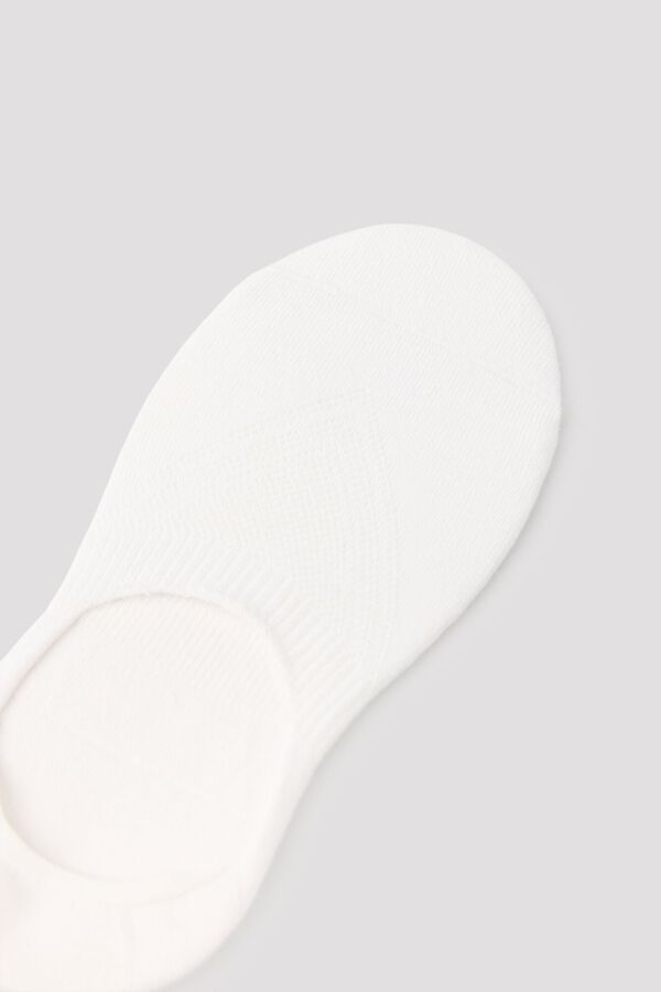 Cortefiel No-show socks with COOLMAX&reg; White