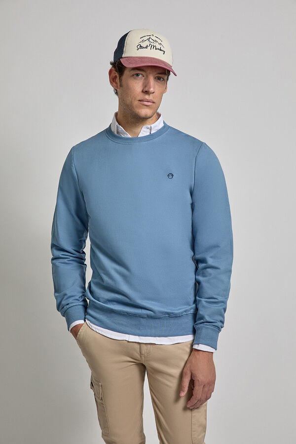 Street Monkey Sweatshirt estampada Azul