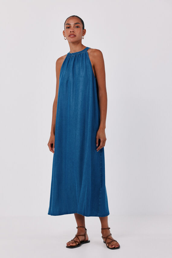 Vestido Vaquero Halter