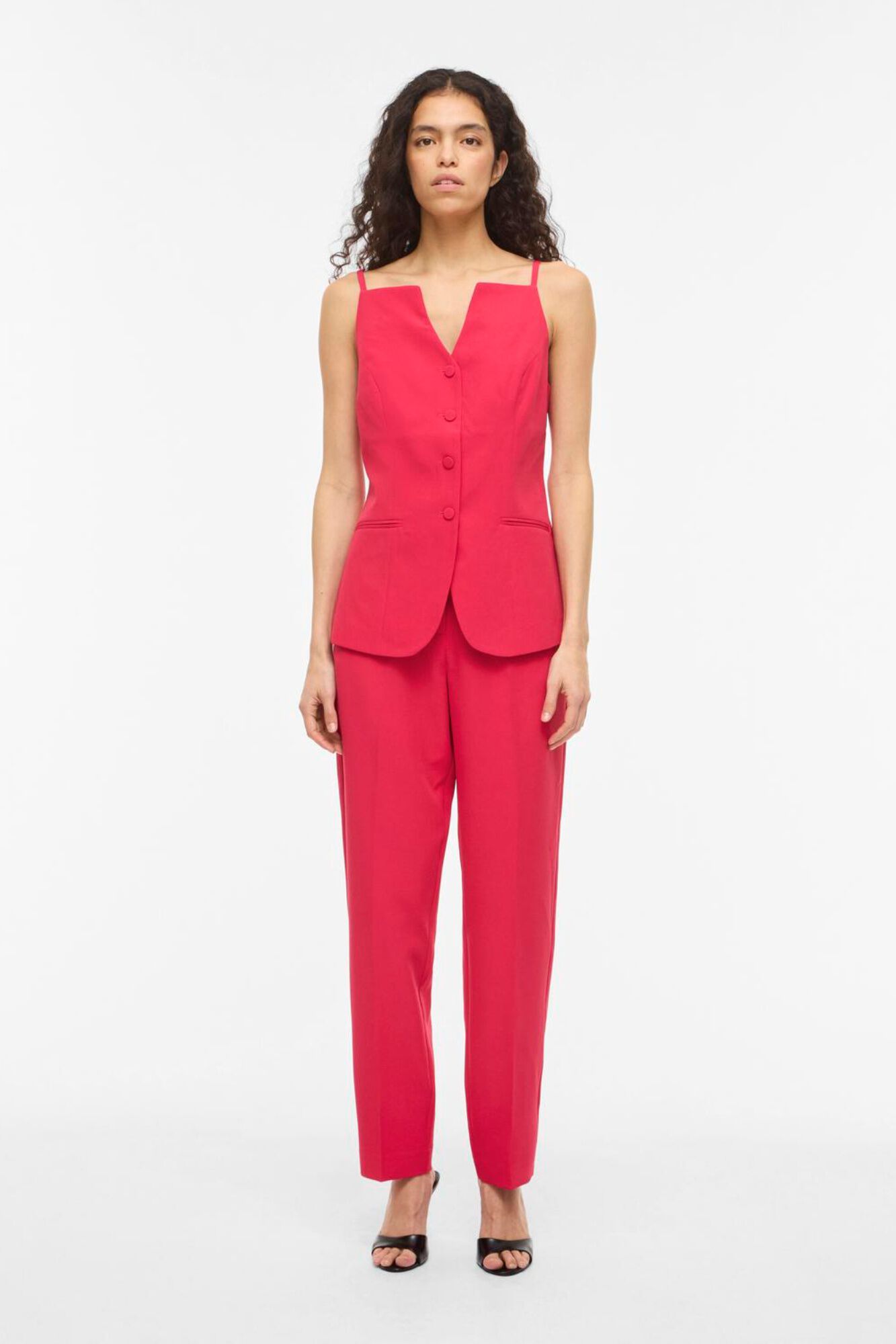 Vila Pantal&oacute;n de traje de cintura alta