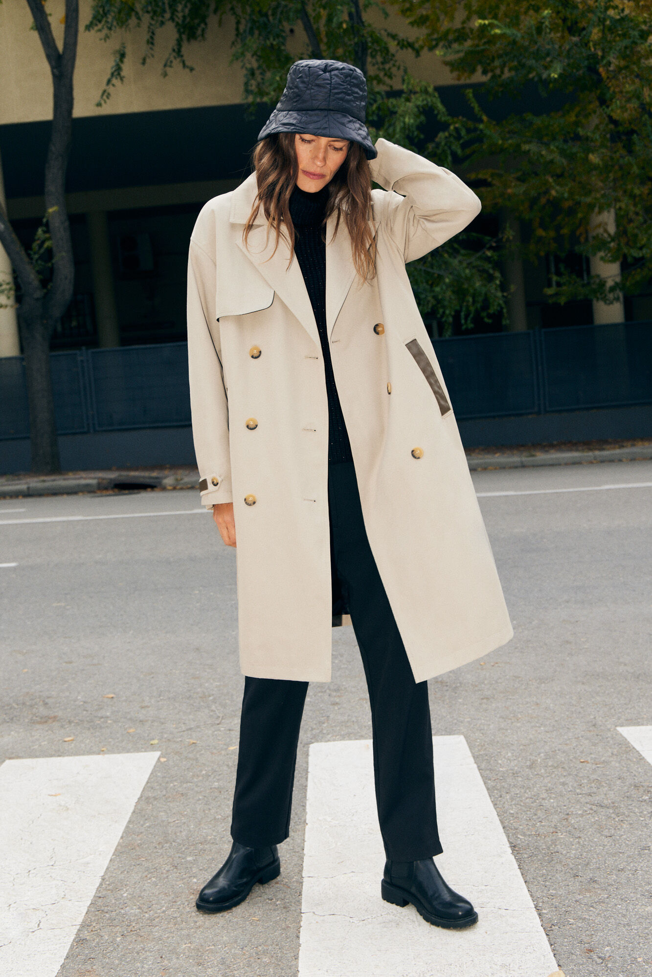 Cortefiel on sale trench coat