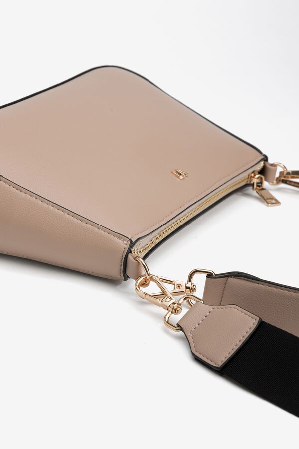 Vilanova Mala tiracolo com efeito de pele Tostado