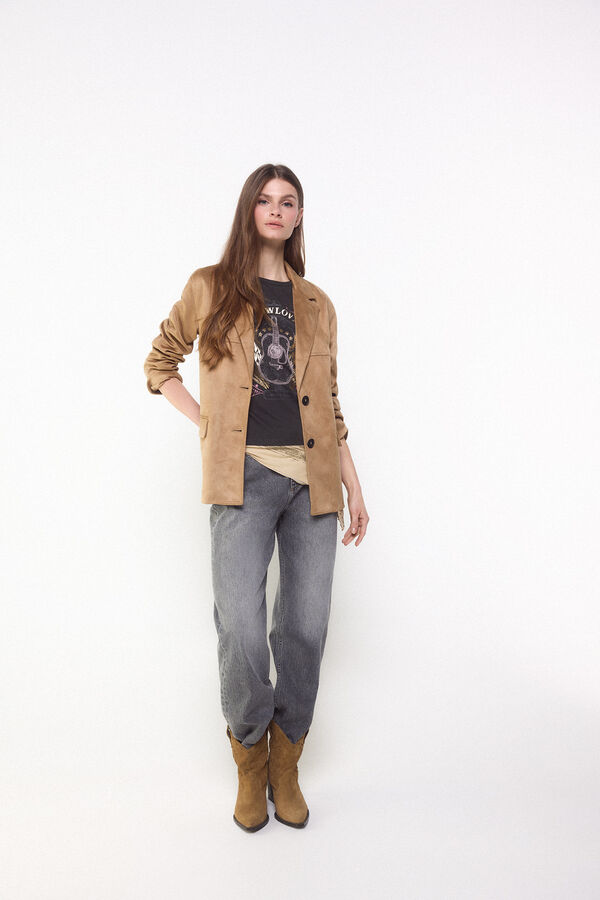 Slowlove Camiseta slowlove guitarra Grey